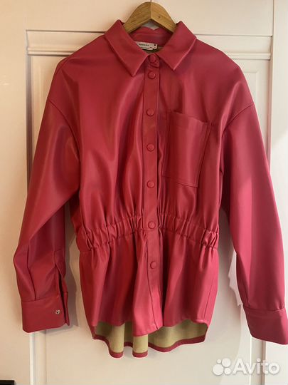 Кожаная блузка