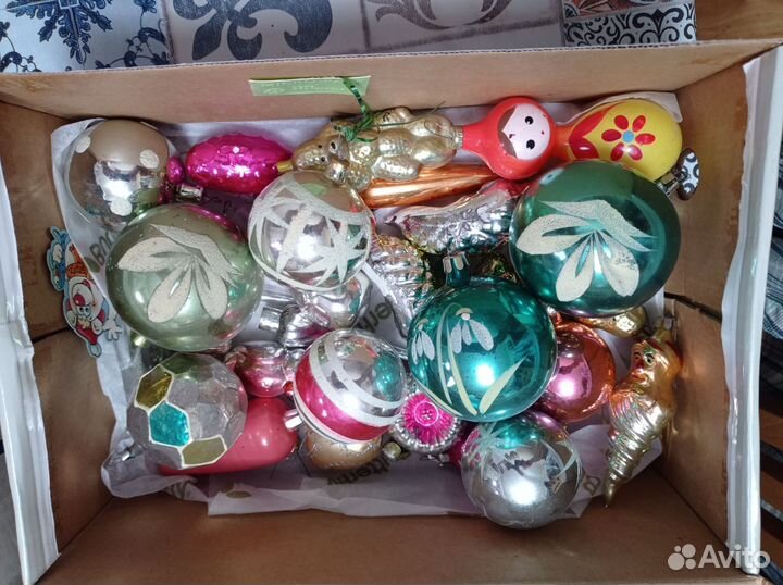 Елочные игрушки СССР