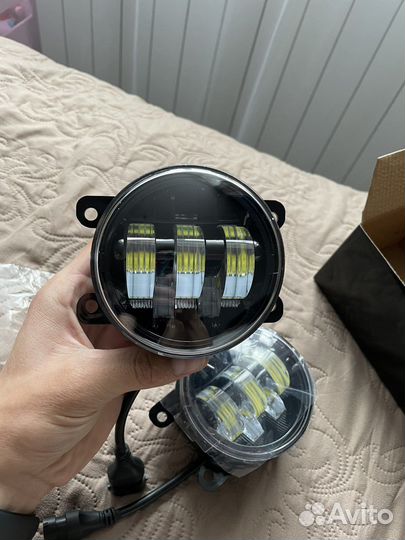 Туманки круглые Лада/Рено/Nissan 50W