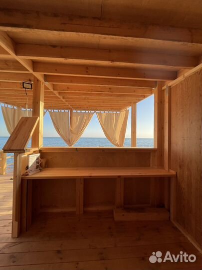 Почасовая аренда помещения на пляже