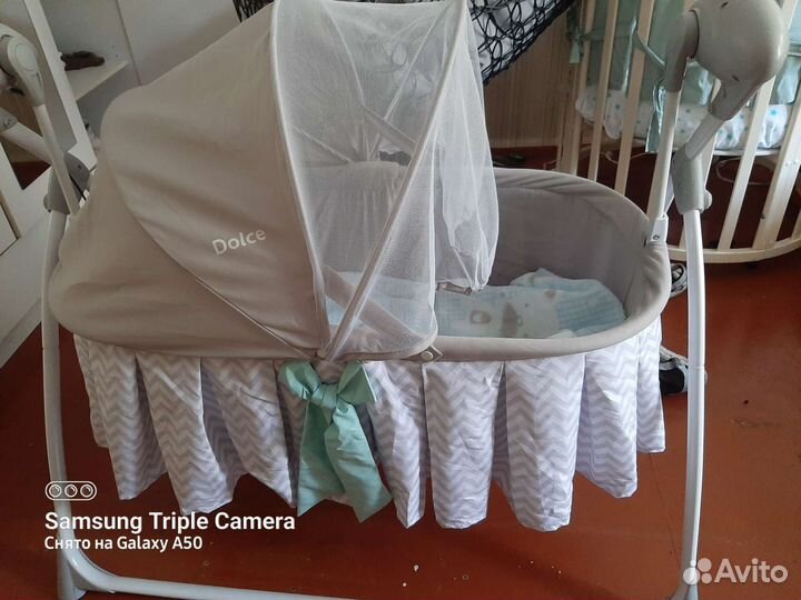 Детская люлька колыбель электрическая