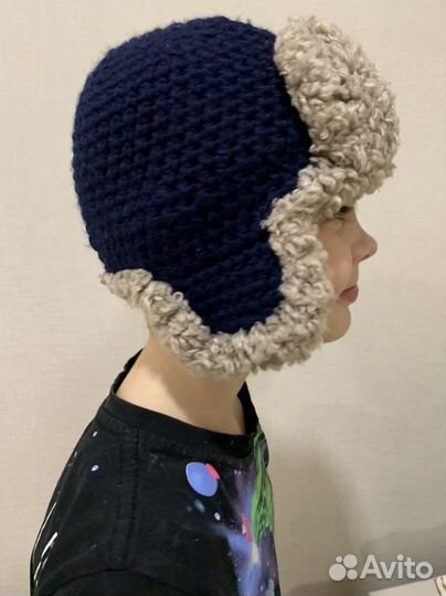 Шапка детская вязаная
