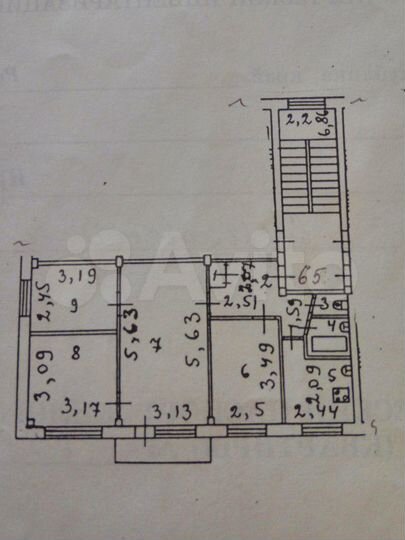 4-к. квартира, 59,1 м², 4/5 эт.