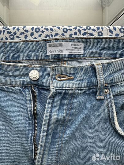 Джинсы bershka мужские straight vintage