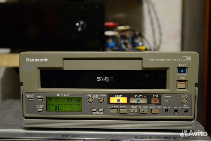 Видеомагнитофон panasonic ag-5700 s-vhs