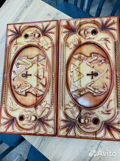 Подарочные нарды ручной работы