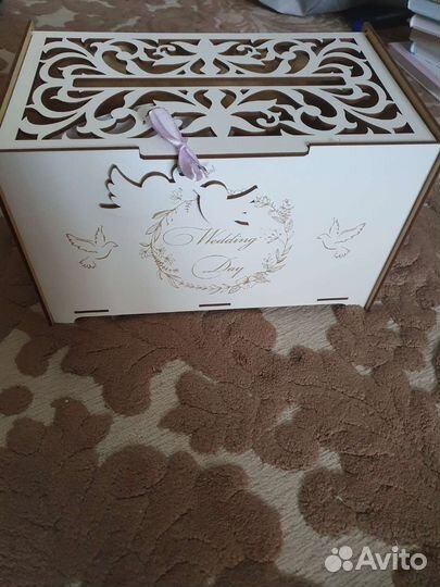 Свадебный сундук для денег