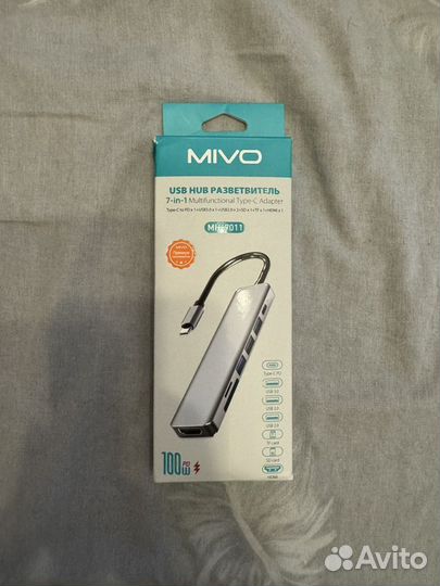 USB HUB разветвитель 7в1 переходник
