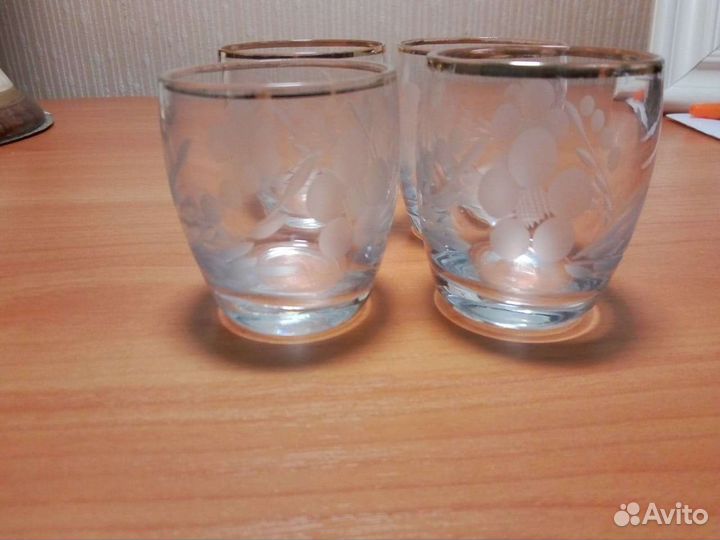 Хрустальные рюмки, фужеры и стопки, все за