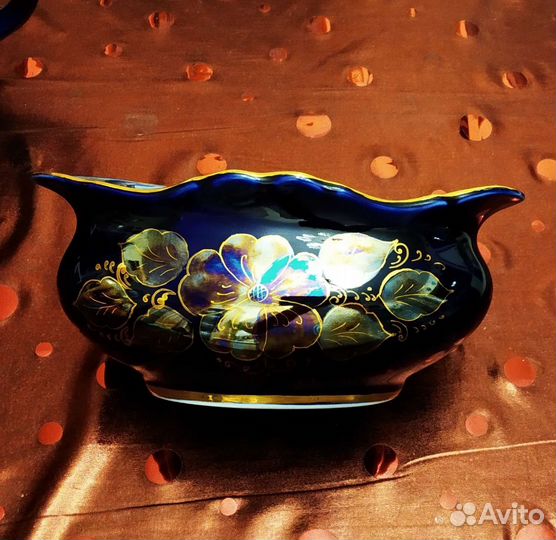 Чайная посуда кобальт