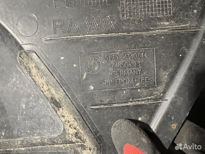 Защита бампера на Bmw 5 G30