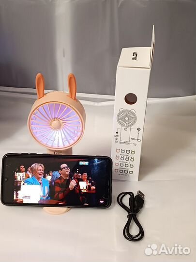 Мини Вентилятор на аккумуляторе