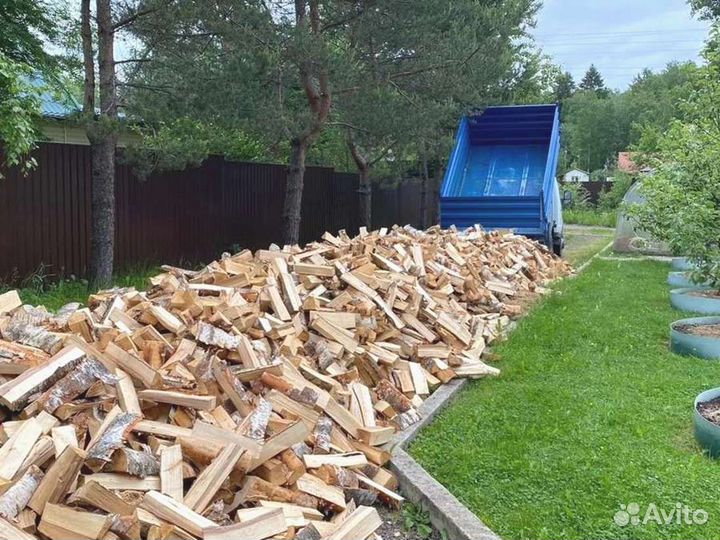 Дрова березовые. Колотые