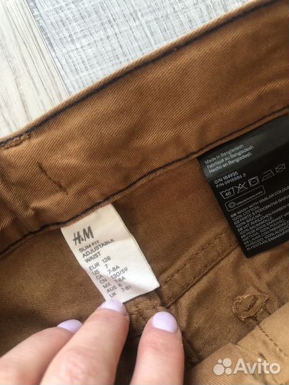 Новые чиносы h&m, на 128рр и 134рр