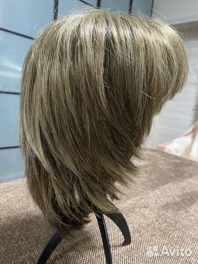 Парик из натуральных волос 100%