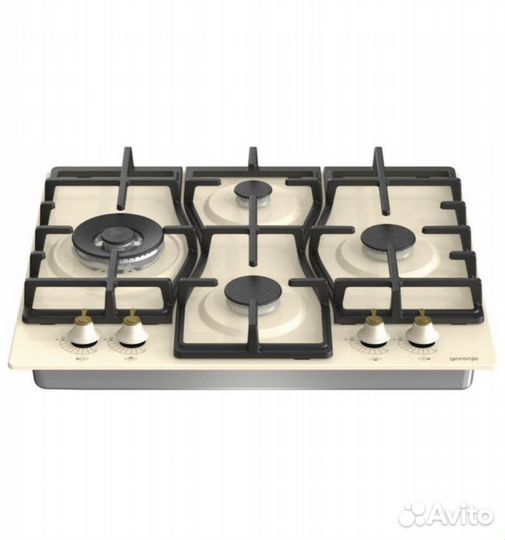 Газовая варочная панель Gorenje gw6d42cli Бежевая
