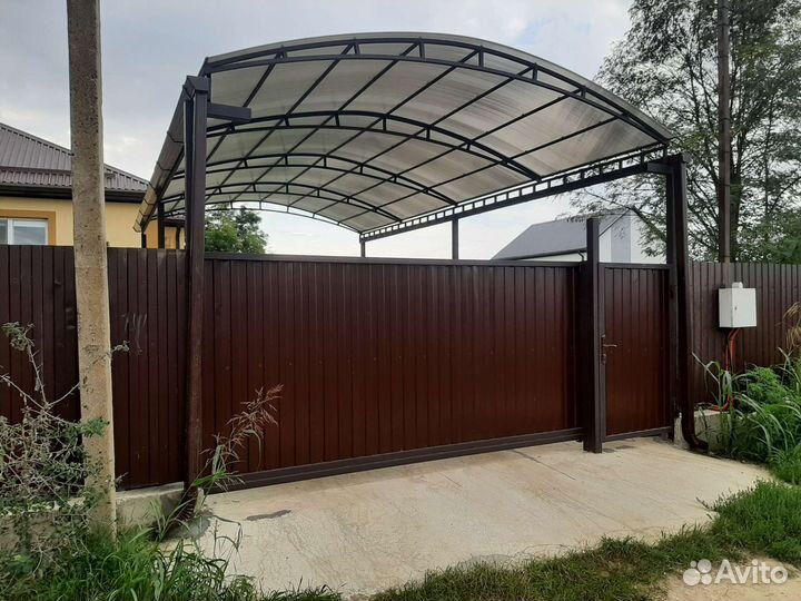 Изготовление навесов под ключ