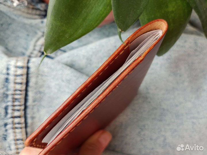 Обложка на паспорт натуральная кожа