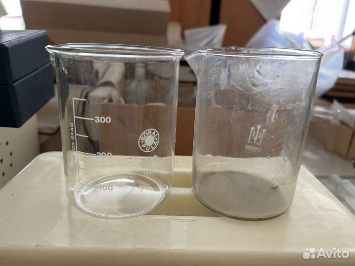 Мерный стакан стекло для лаборатории