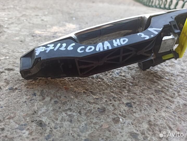 Ручка наружная задняя левая Lifan Solano, хром