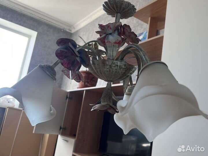 Люстра потолочная бу