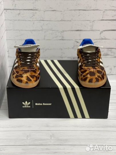 Кроссовки Adidas Samba Bonner Leopard