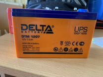 Аккумуляторная батарея delta DTM 1217 12В 7.2 А.ч