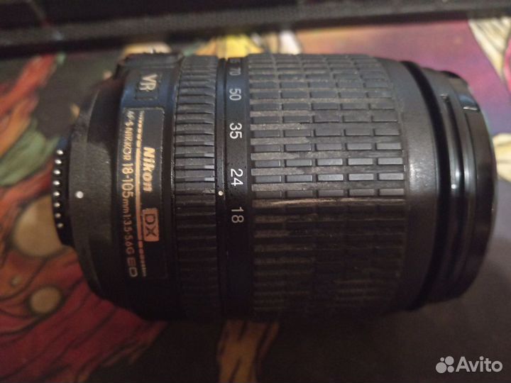 Nikon Объектив 18-105mm f/3.5-5.6G AF-S ED DX VR N