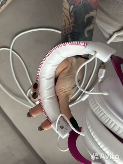 Наушники HyperX Cloud II white/pink/белые