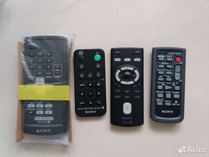 Пульты ду для sony телевизоры и другое. бу и новые