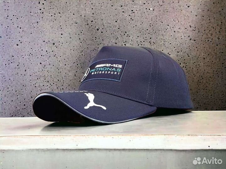 Бейсболка Puma mercedes Petronas синяя