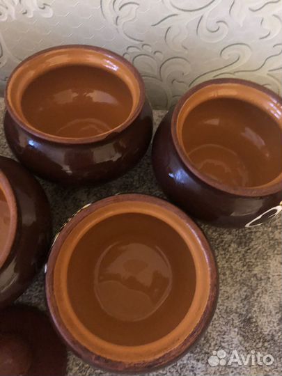 Горшок для запекания керамический