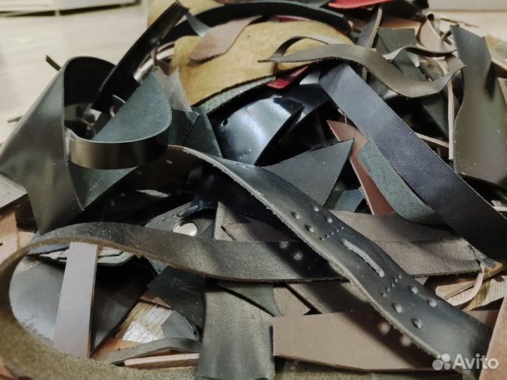 Обрезки натуральной кожи