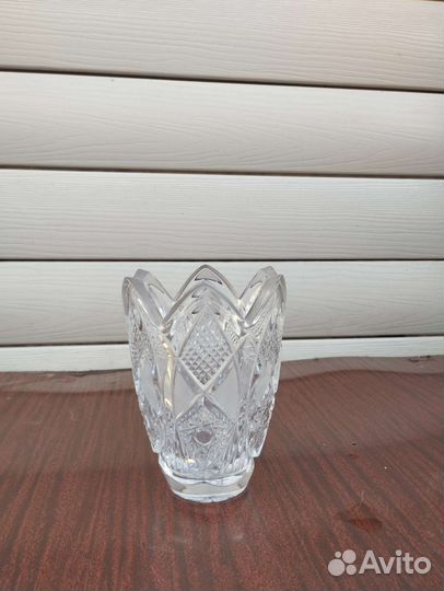 Ваза хрустальная СССР лилия