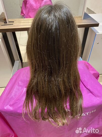 Кератиновое выпрямление/ботокс волос