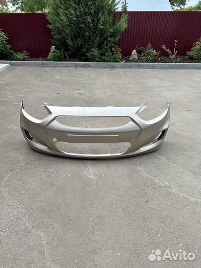 Бампер передний hyundai solaris 1
