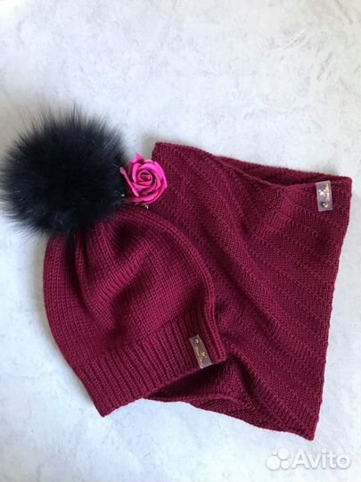 Шапка, снуд