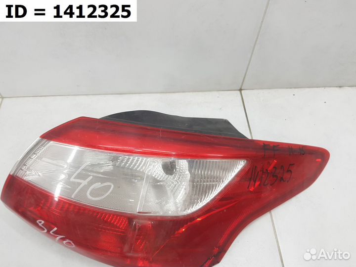 Фонарь задний правый наружный Ford Focus