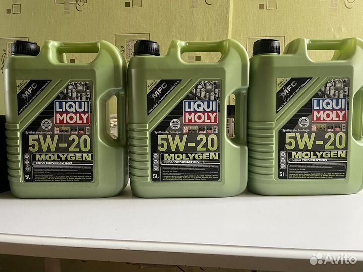 Моторное масло Ликви Молли молиген 5w20 5 л