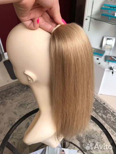 Хвост из натуральных волос