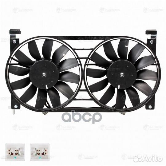 Э/вентиляторы охл. с кожухом (2 вент.) для а/м