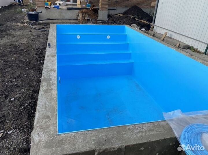 Полипропиленовый бассейн 7м*3м*1,5м