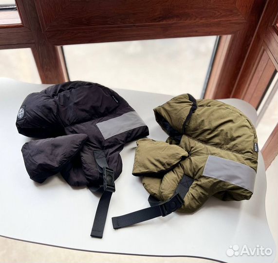 Шапка ушанка Stone island