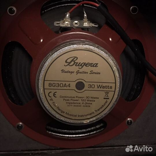 Bugera vintage 5 ламповый гитарный усилитель