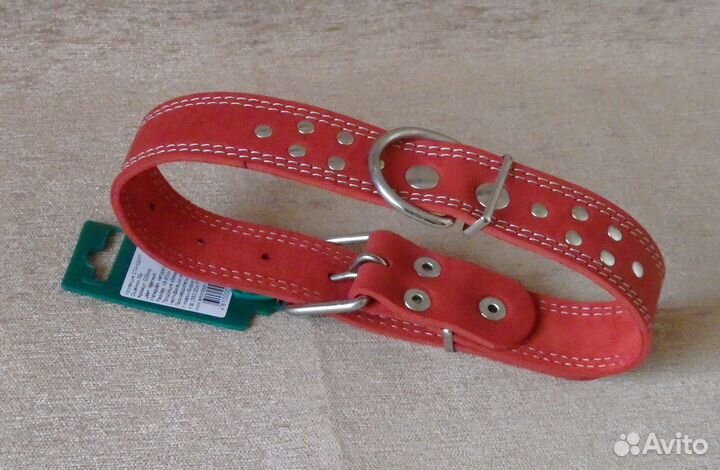 Ошейники и намордник. Натурал/кожа. Россия. Новые