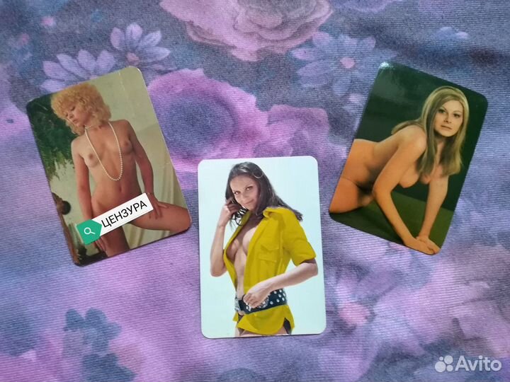 Италия календари (ню-эротика) времена СССР 70гг