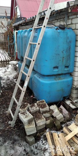 Емкость для воды пластиковая 2000 л