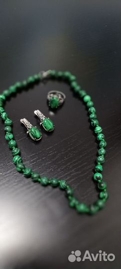 Комплект с натуральным камнем