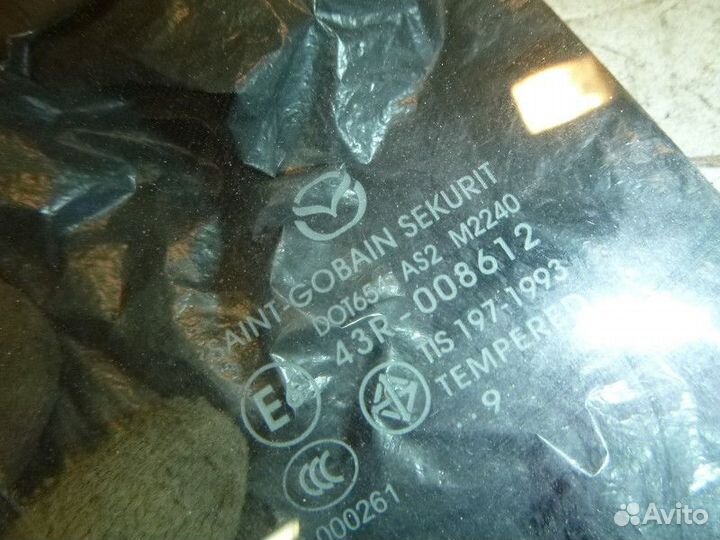 Стекло двери передней правой mazda 3 3 (BL) 2009-2013