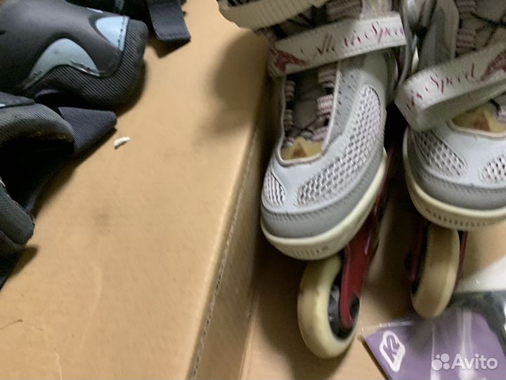 Ролики женские 37 размер с защитой